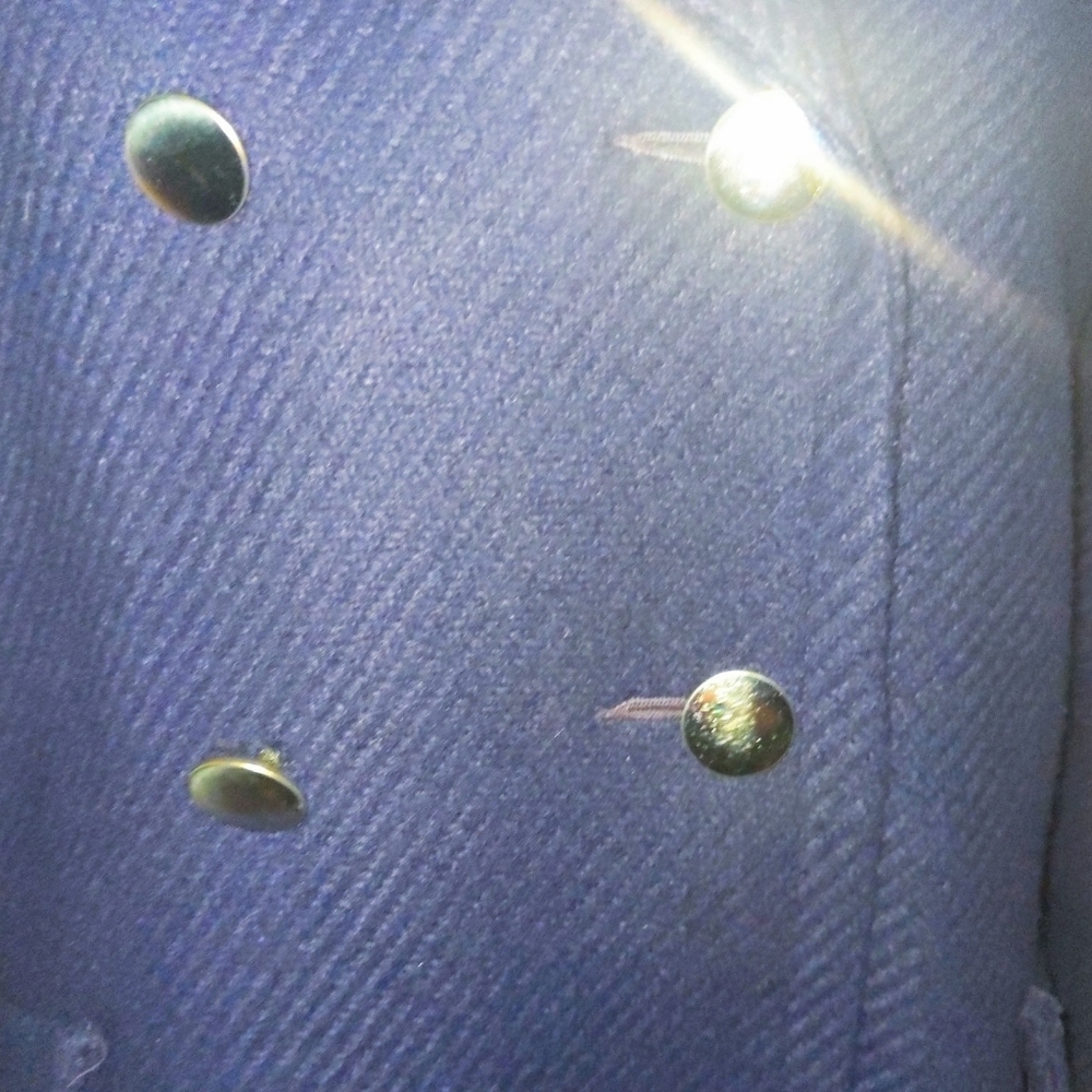 True vintage late 1960s 1970s pea coat - Picture 8 of 11